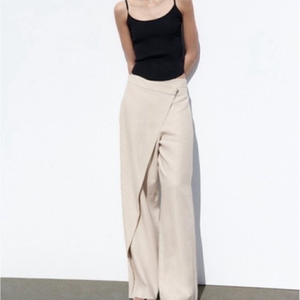 Zara Wide Leg Pareo Pants - Picture 9 of 9
